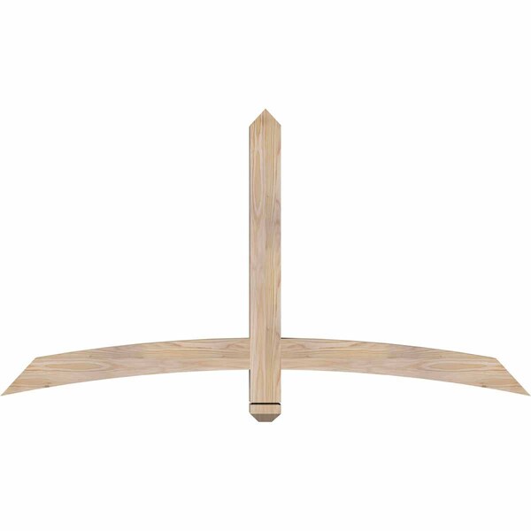 Ekena Millwork Bellingham Smooth Timber Gable Bracket, Douglas Fir, 60"W x 32"H x 3 1/2"D x 3 1/2"F, 13/12 Pitch GBW060X32X0404BEL00SDF - main